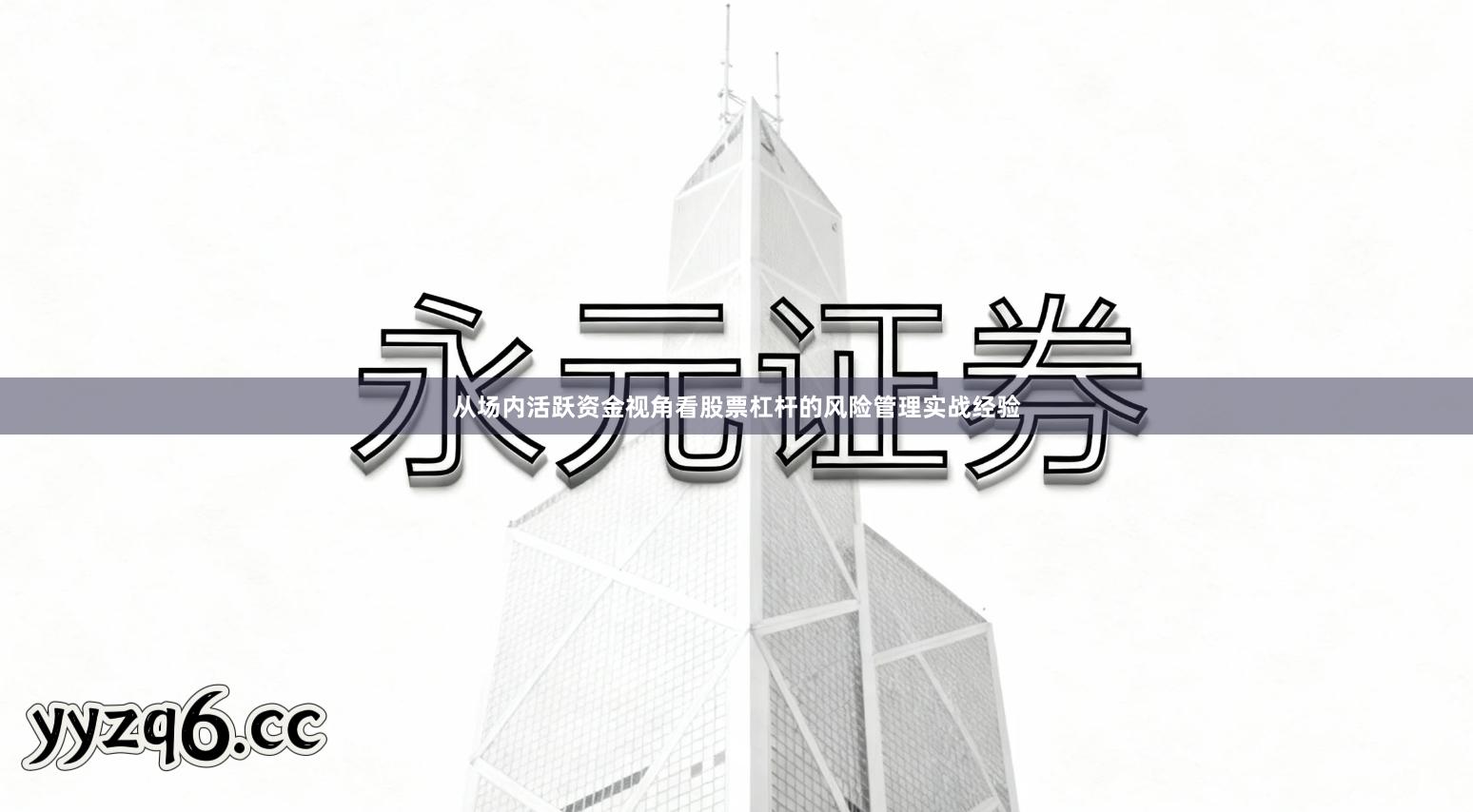 从场内活跃资金视角看股票杠杆的风险管理实战经验